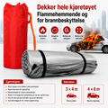 Brannteppe for bil og kjøretøy – glassfiber med silikonbelegg