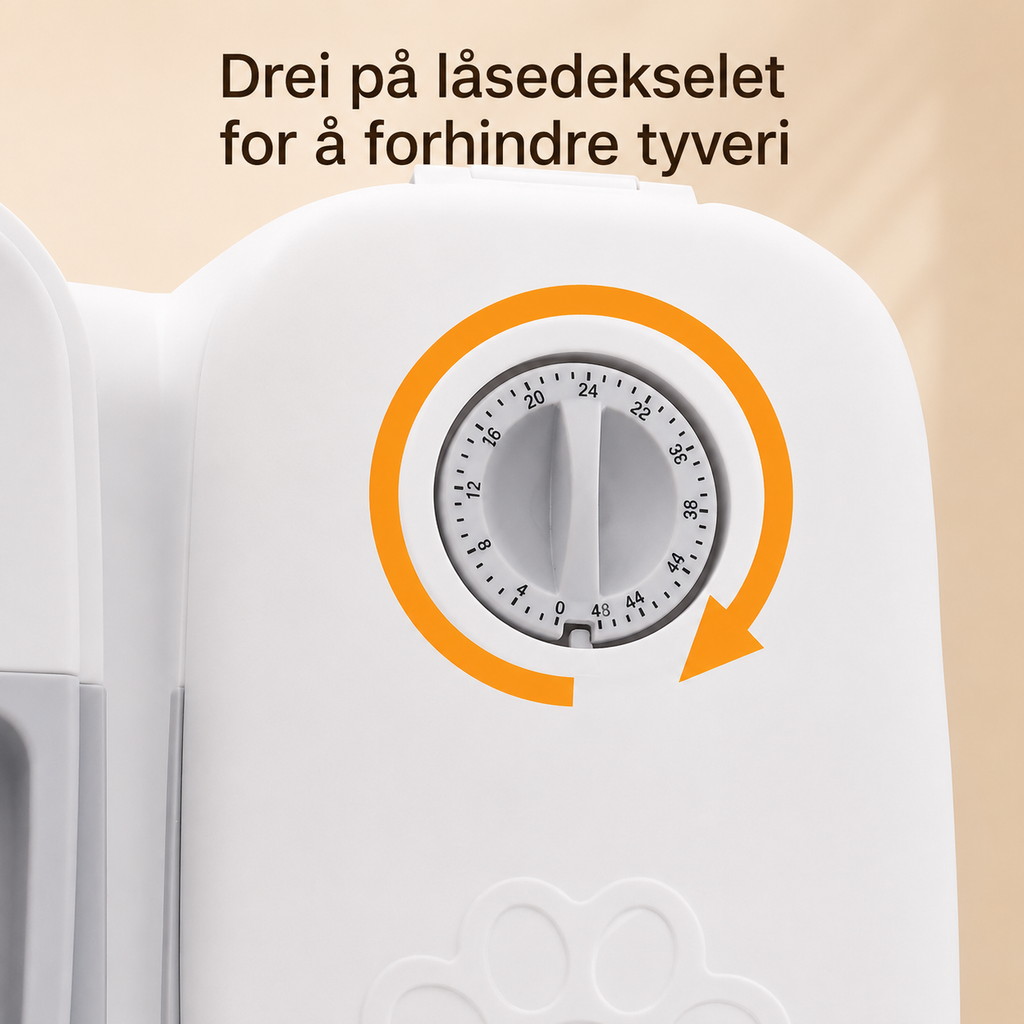 Automatisk kjæledyrmater med timer