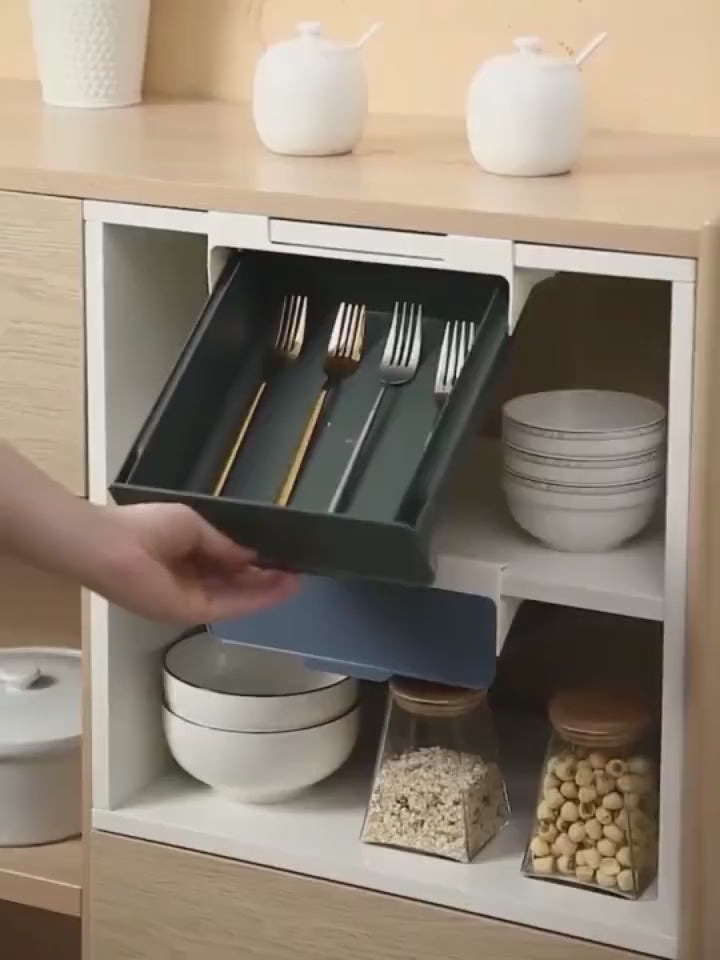 Selvklebende oppbevaringsskuff til skap og skrivebord